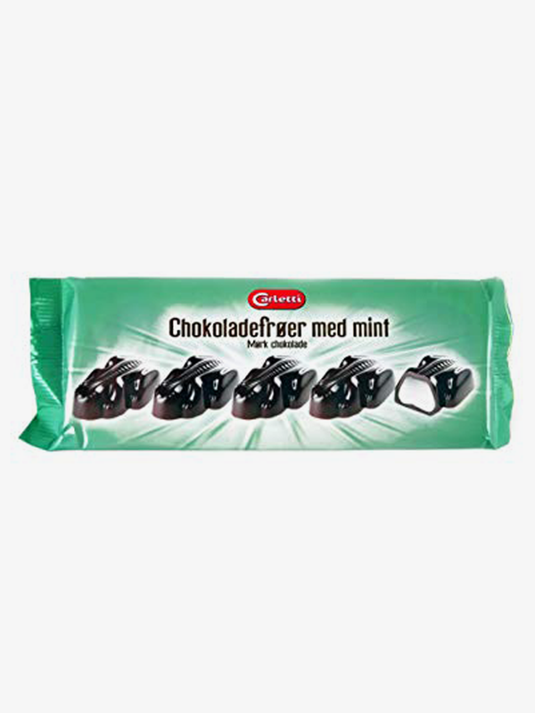 Carletti chokoladefrøer med mint