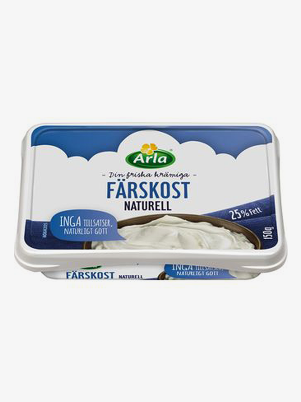 Färskost 25% Naturell Arla 150g