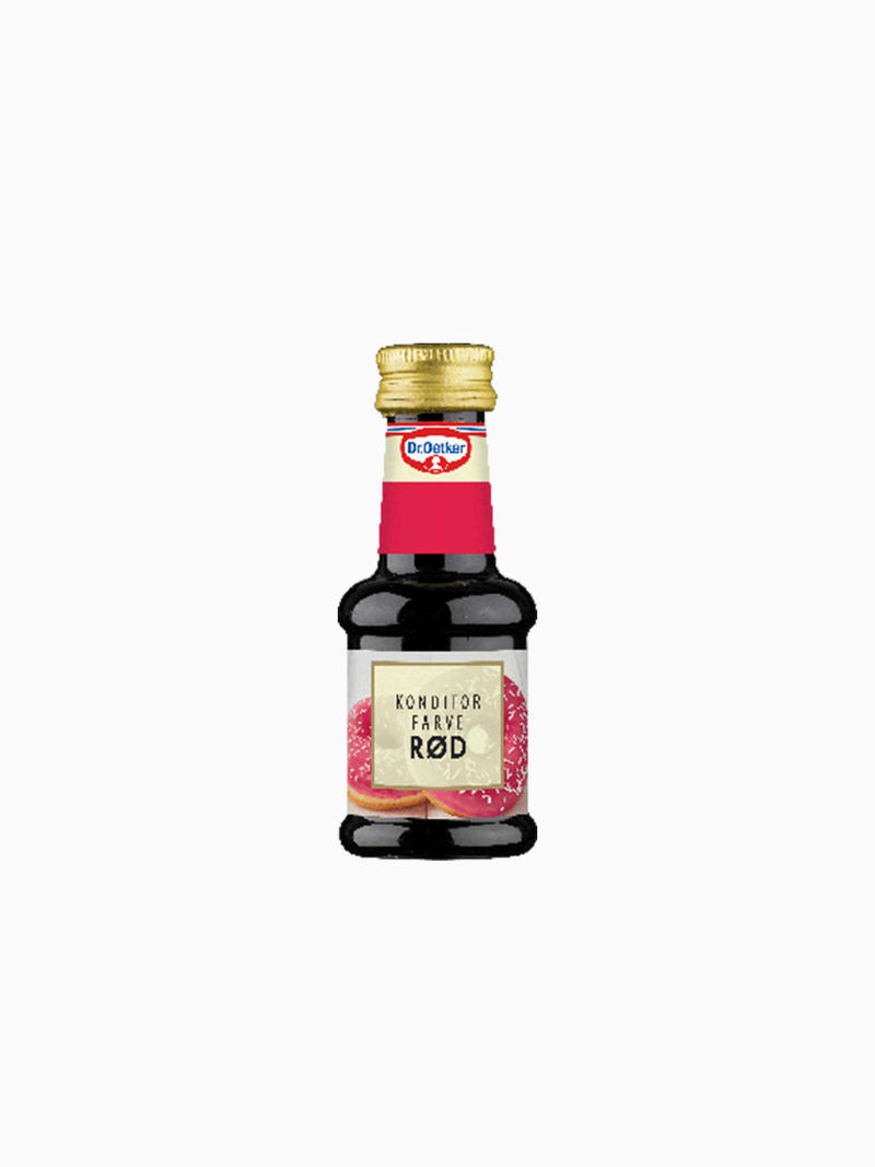 OETKER KONDITORFARVE RØD 38 ML